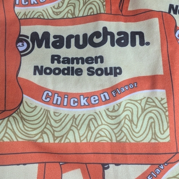 Maruchan Ramen Noodle Soup Pajama Bottoms Size Medium - Picture 2 of 7